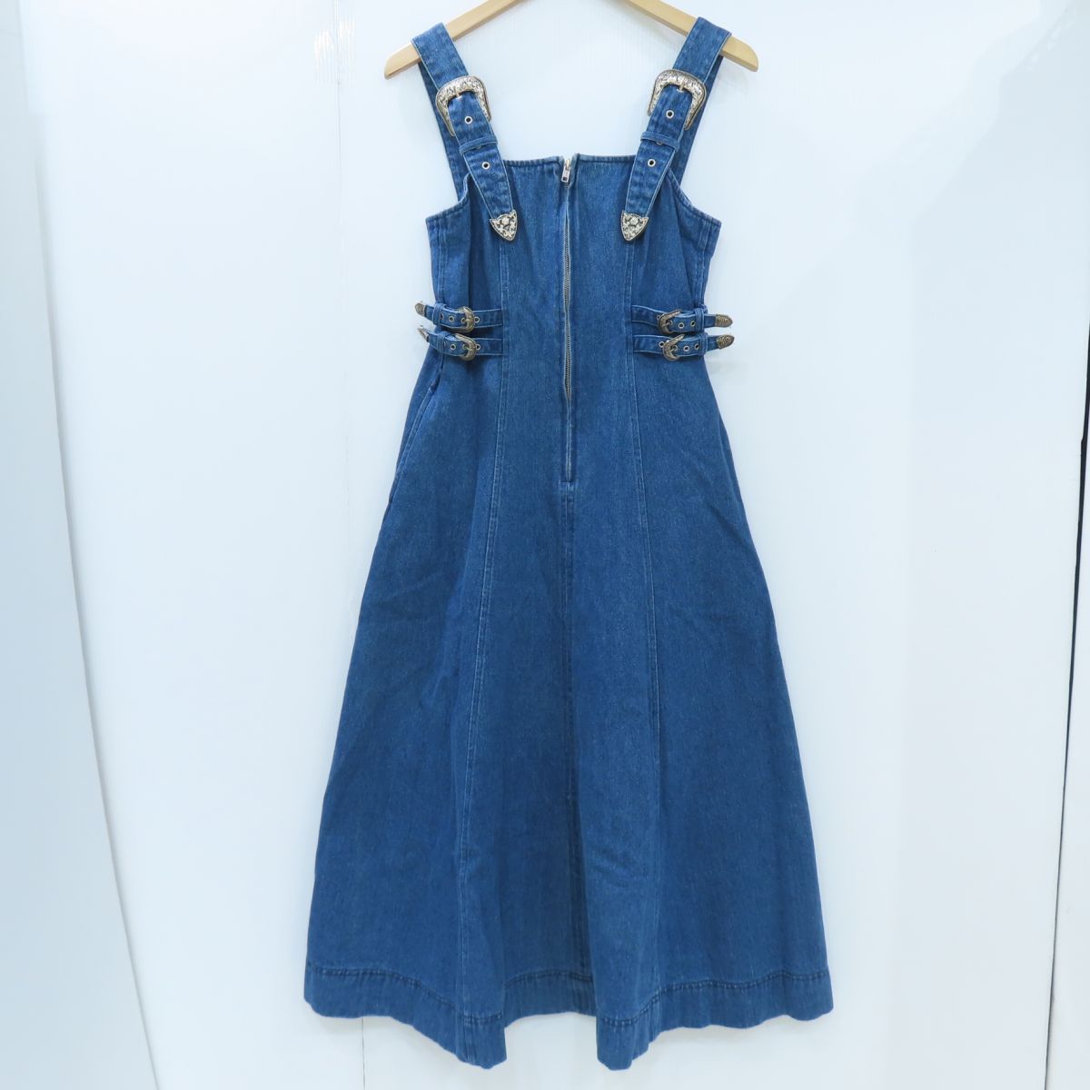 Candy Stripper キャンディーストリッパー W BELTED DENIM DRESS