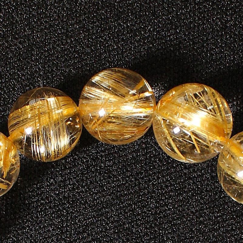 最高峰ランク金針ルチル 透明感が段違いクォーツ 12mm 38g 一点