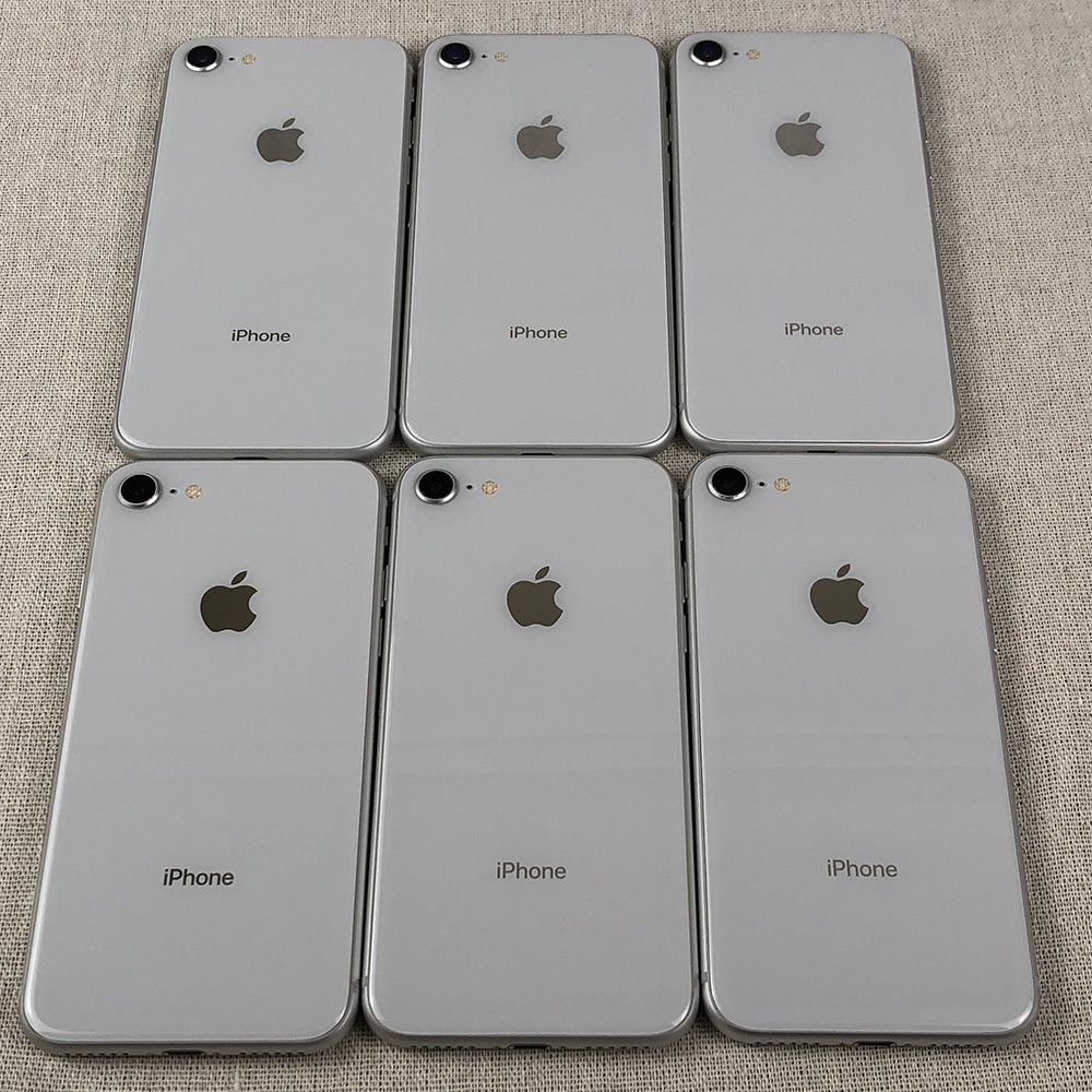 iPhone 8 シルバー 6台セット iPhone 8 シルバー 6台セット 6点セット・SIMロック解除済】Apple iPhone 8