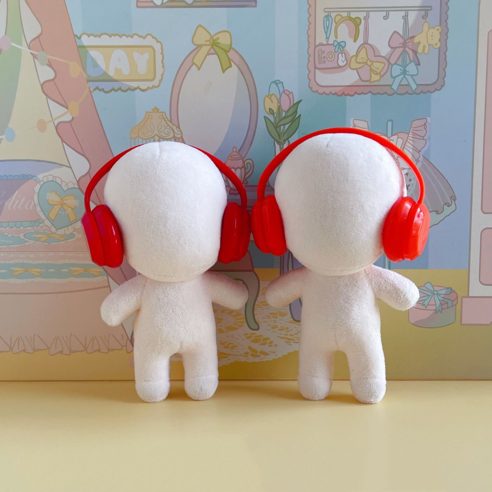 おもちゃ、ぬいぐるみ、ヘッドホン、まとめ売り(詰め放題) 10cmぬいぐるみ用 ラブブ用 labubu用 着せ替え服 ぬい服