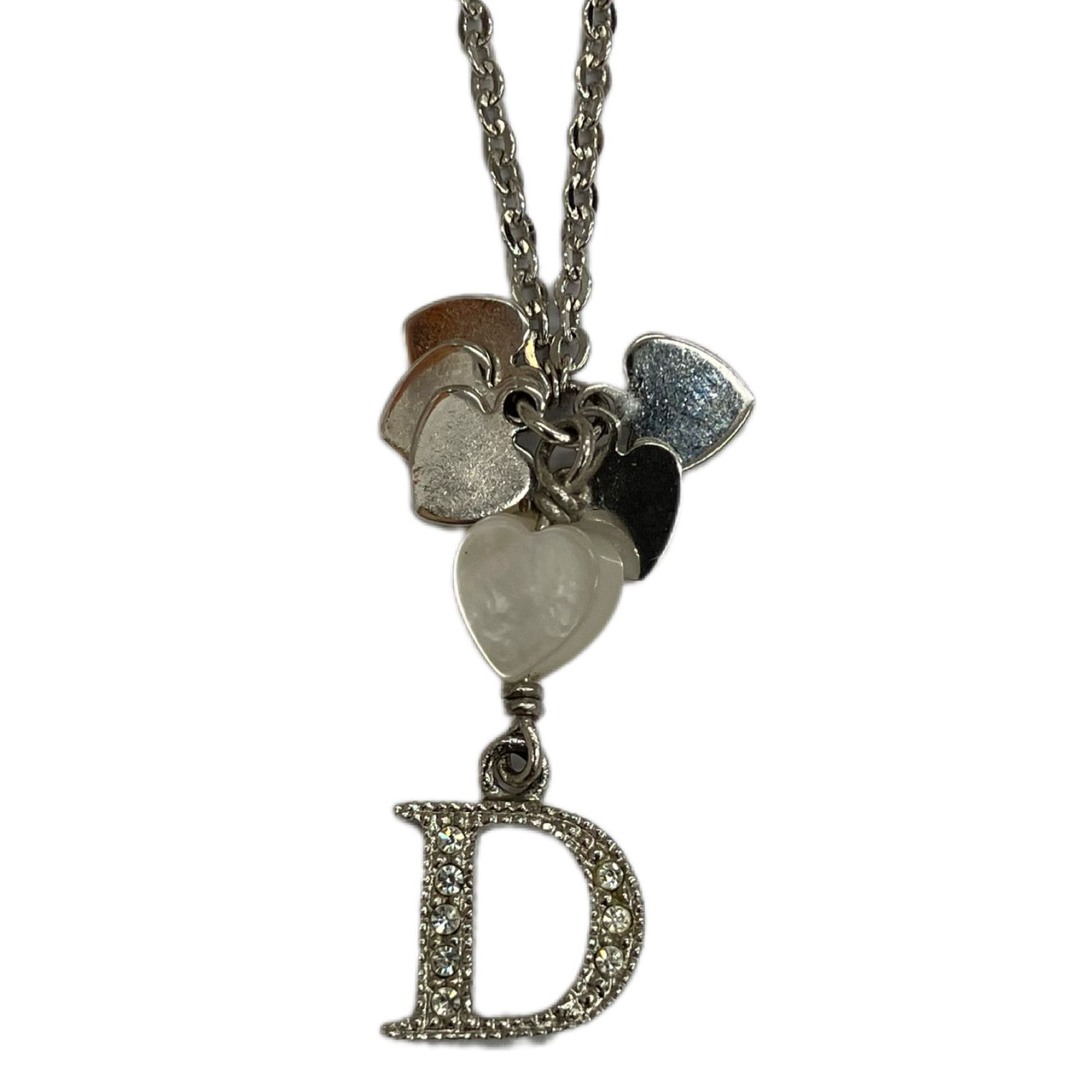 Christian Dior クリスチャンディオール ハートモチーフ ネックレス 