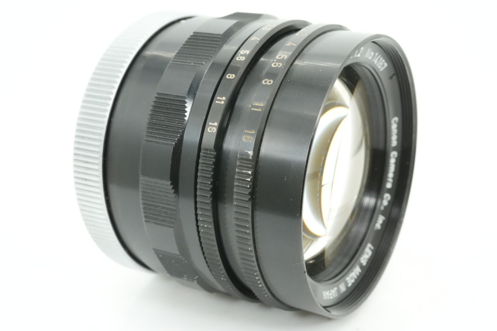 光学美品 希少 Canon SUPER-CANOMATIC LENS R 58mm f1.2 標準 単焦点