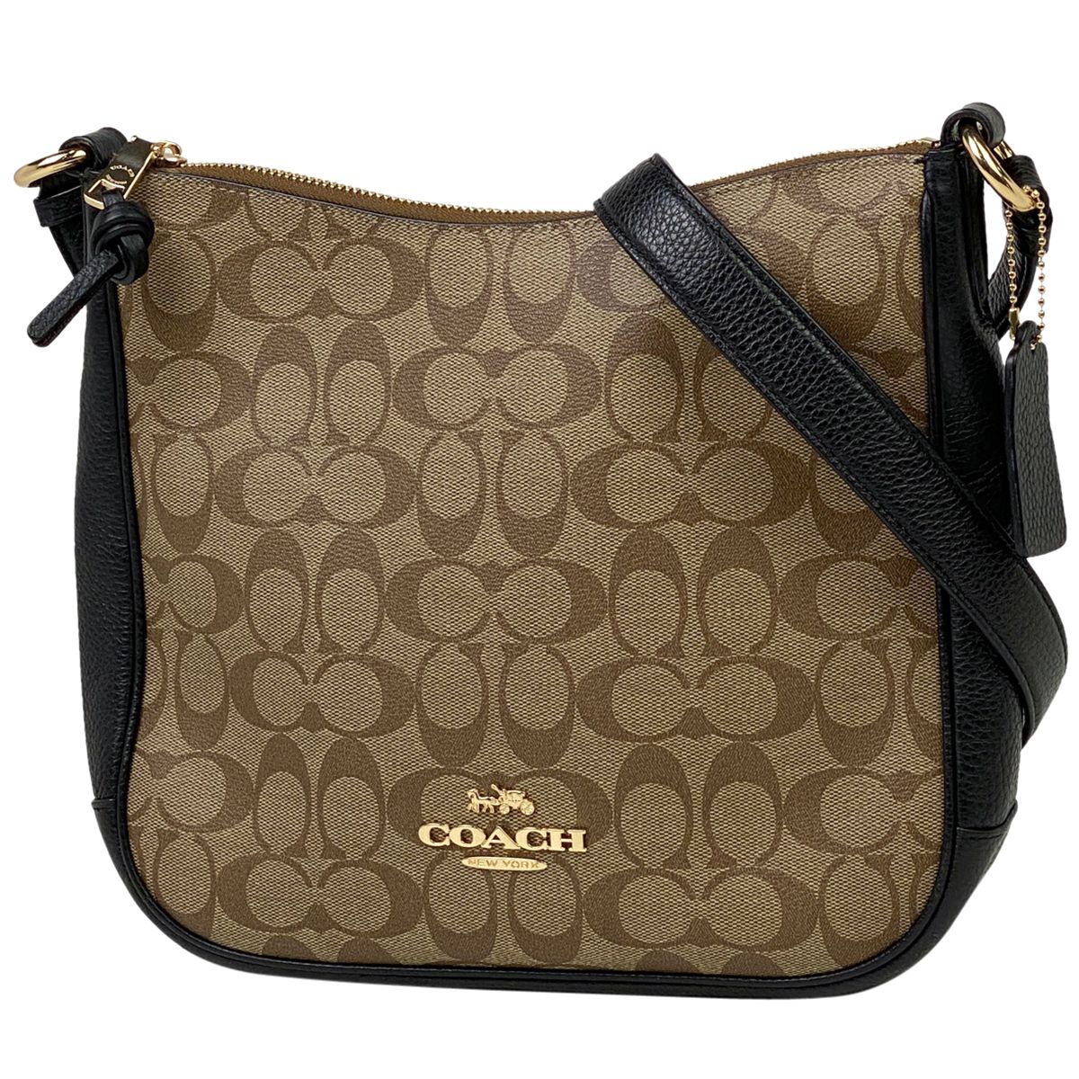コーチ COACH シグネチャー ショルダーバッグ ロゴ 斜め掛け 