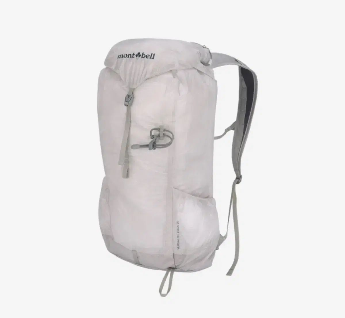 新品 モンベル バーサライト 20 ライトグレー モンベル mont-bell