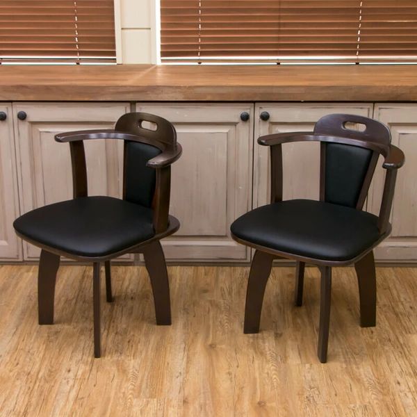 回転式 チェア 2脚セット 椅子 イス