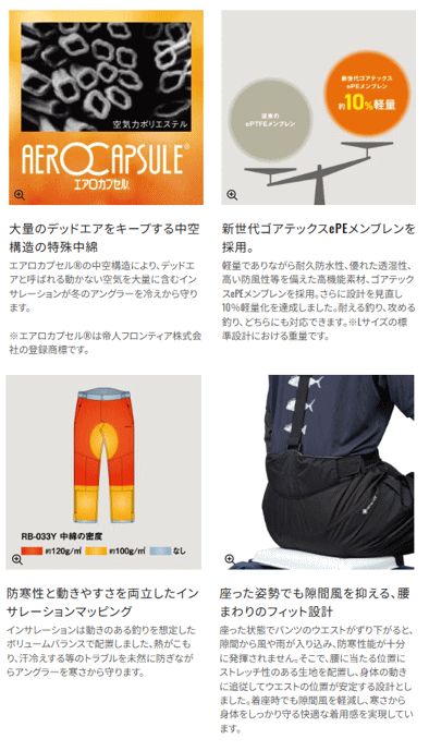 シマノ ゴアテックス インサレーション パンツ 05 RB-033Y ブラック Mサイズ | ウェア shimano 釣具