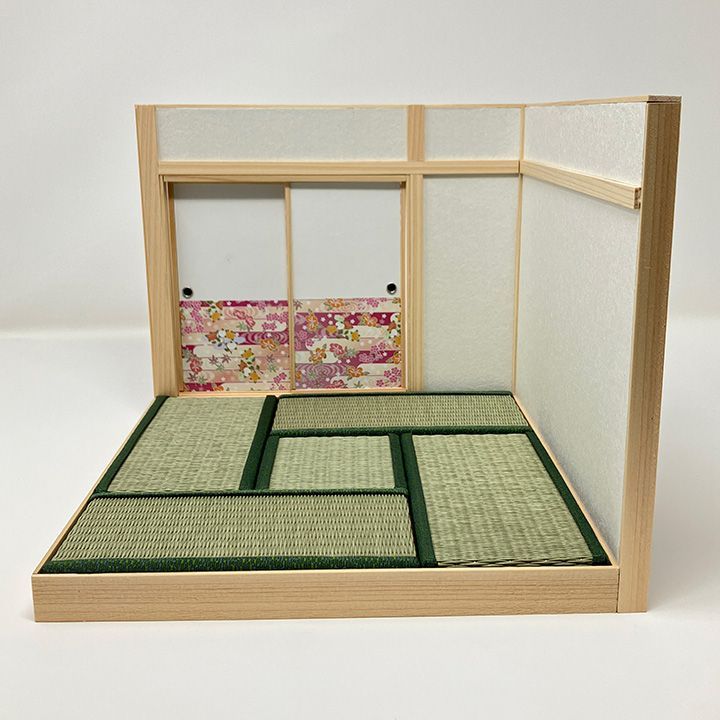 【送料込み】ジオラマ 1/12サイズ ドールハウス 定番の和室 旅館 ⑦ Amazon | INSGEN DIY ミニチュア ドールハウス 温室ビルディング