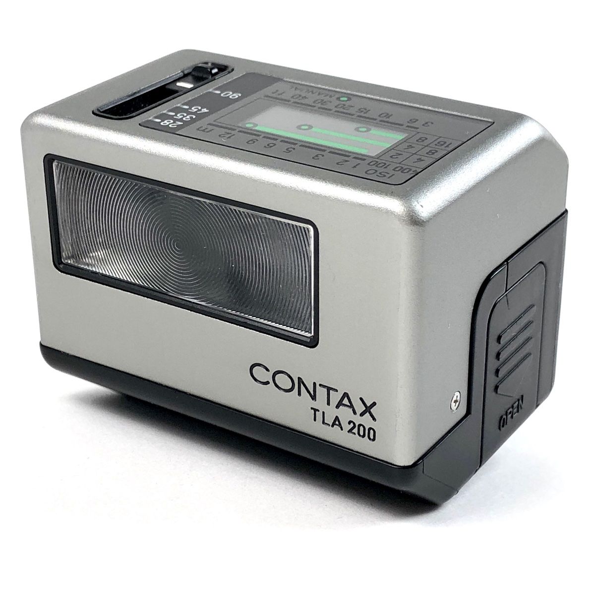 コンタックス CONTAX TLA200 シルバー フラッシュ ストロボ 【中古