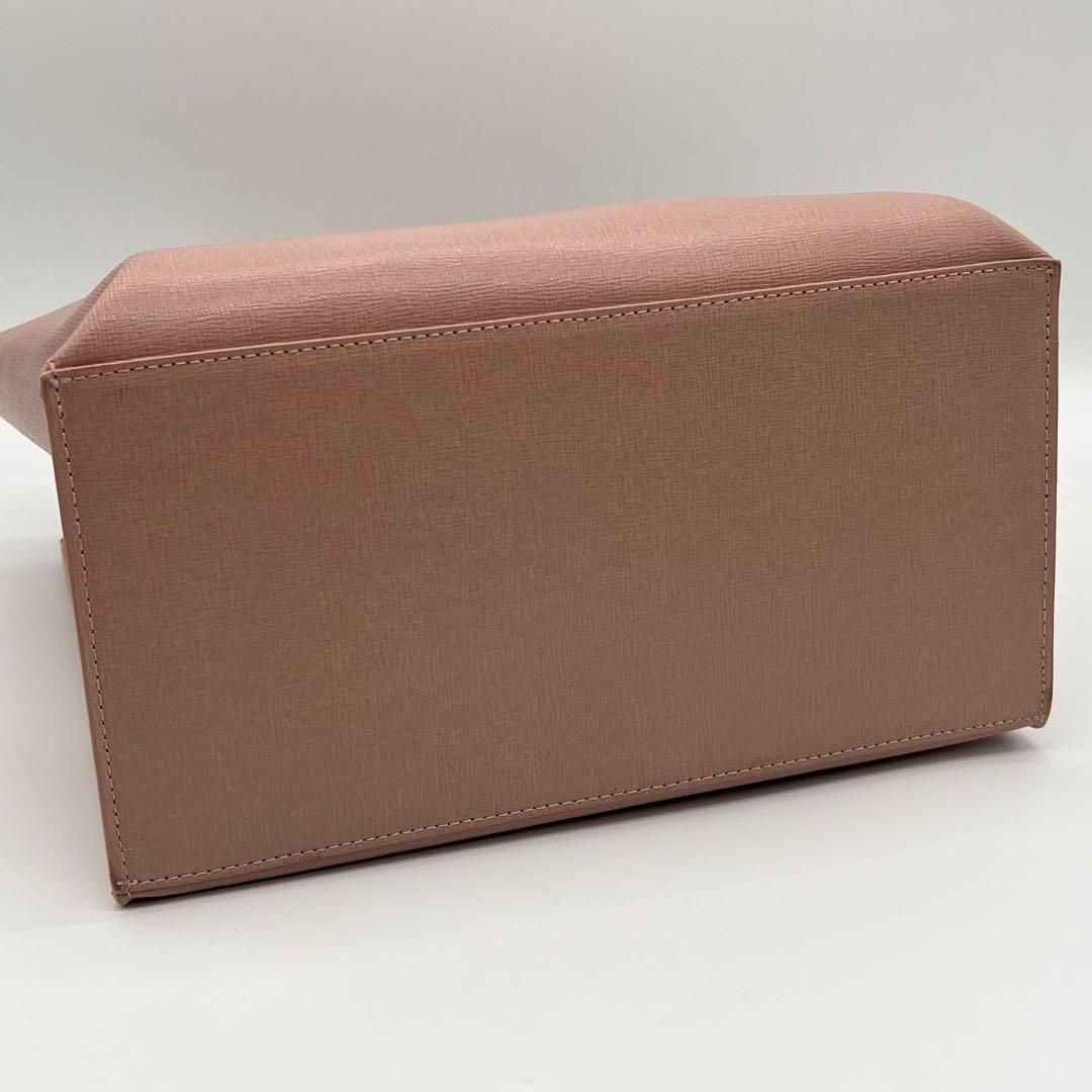 極美品】FURLA サリー ハンドバッグ トートバッグ 手提げ ピンク