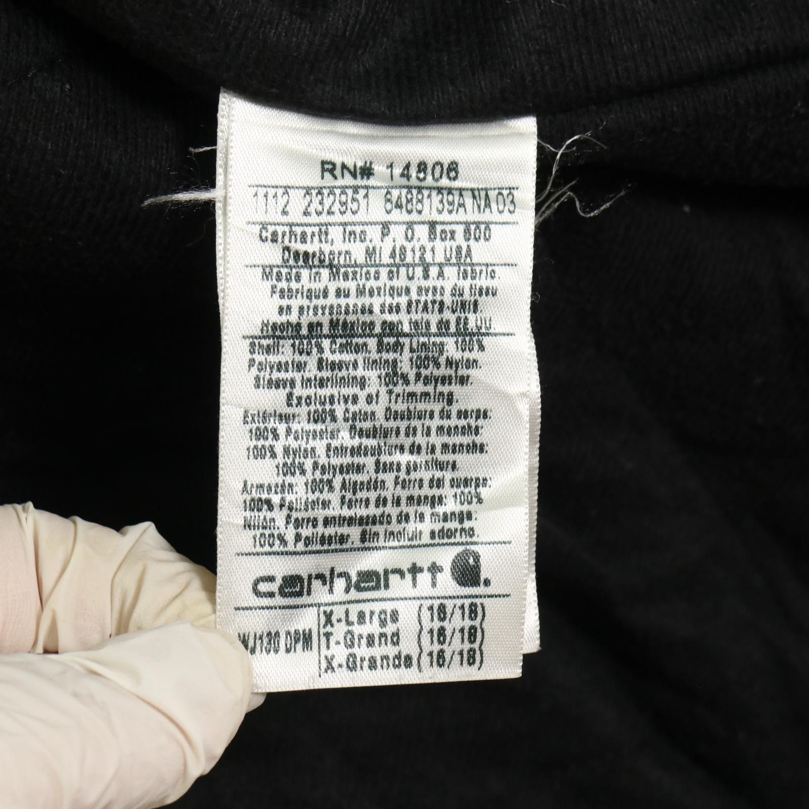 00年代 Carhartt カーハート アクティブジャケット ワーク パープル  