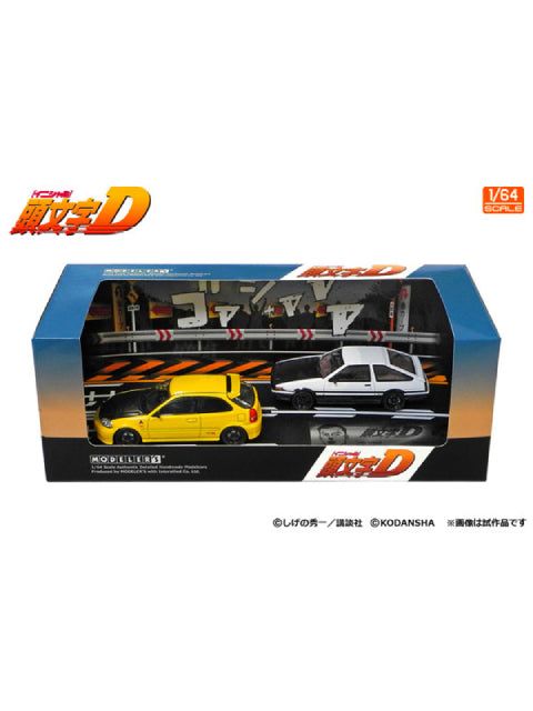 MODELER'S 1/64 頭文字D セットVol.12 舘智幸 東堂商会シビック