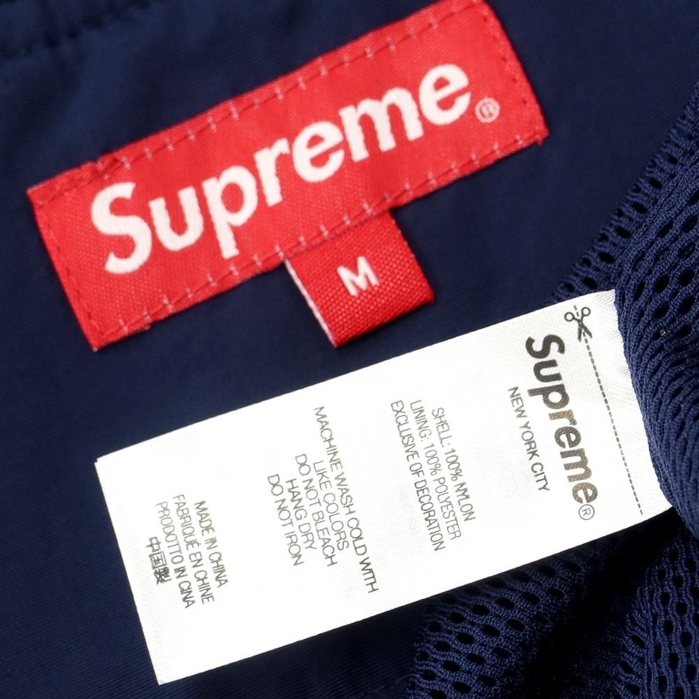 中古】シュプリーム Supreme 2023年春夏 Applique Hooded Track Jacket ナイロン トラックジャケット ブルゾン  ネイビー【サイズM】【メンズ】 - メルカリ