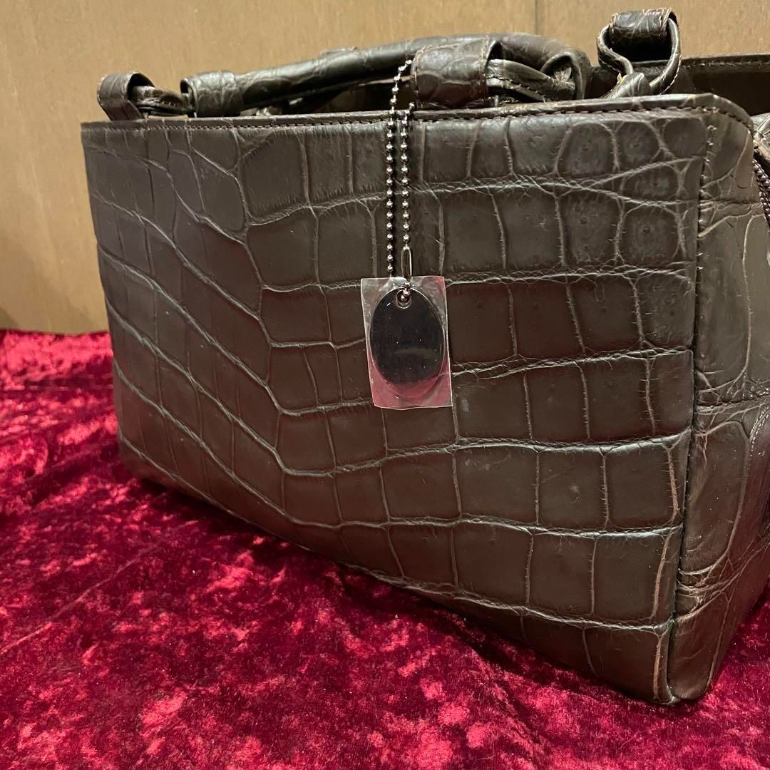 高級 crocodile クロコダイル マットクロコ リアルクロコ ワニ革