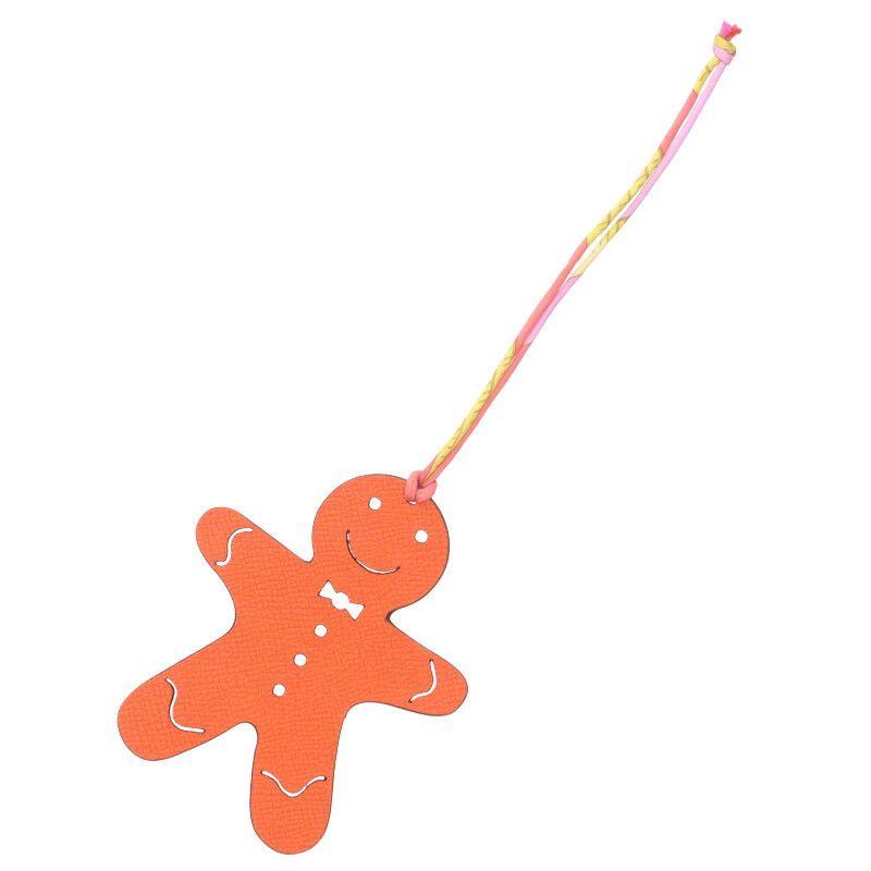 エルメス プティアッシュ ジンジャーブレッドマンバッグチャーム