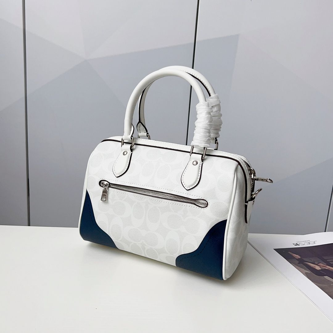 COACH ローアン サッチェル 騙し絵 2wayボストンバッグ