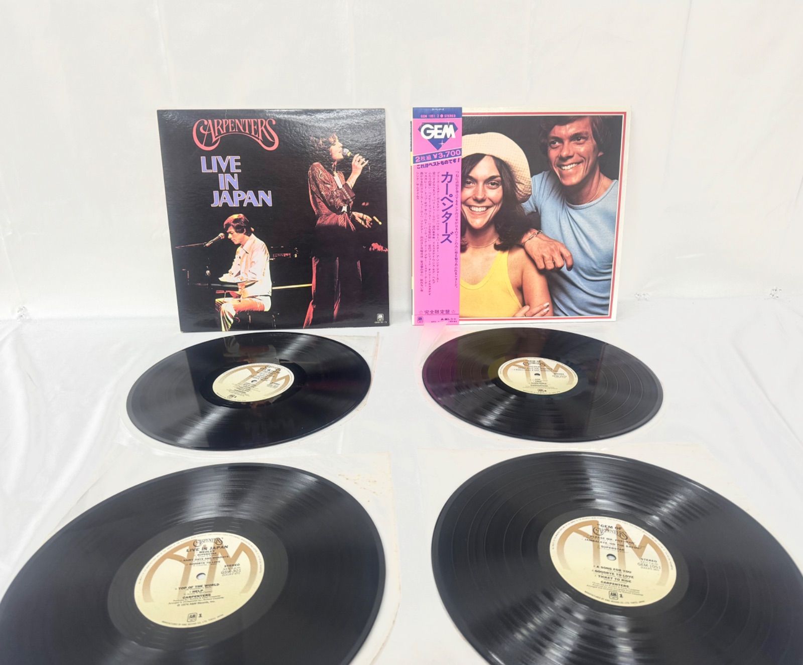 ☆ 【見本盤】カーペンターズLP 5枚セット CARPENTERS / carpenters