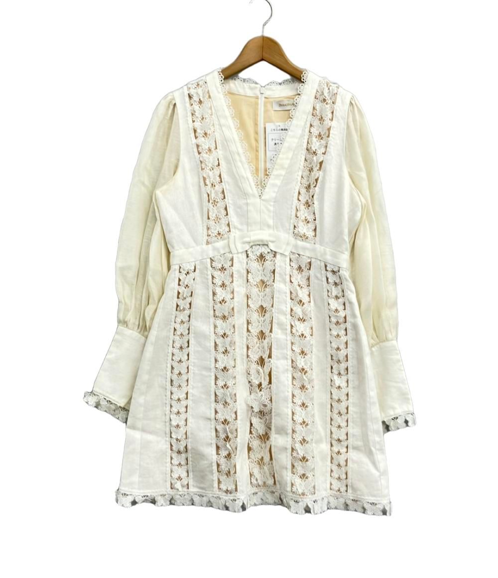訳あり ジマーマン 長袖ワンピース レディース SIZE 2 (M) ZIMMERMANN 中古 訳あり ジマーマン 長袖ワンピース レディース SIZE 2 (M