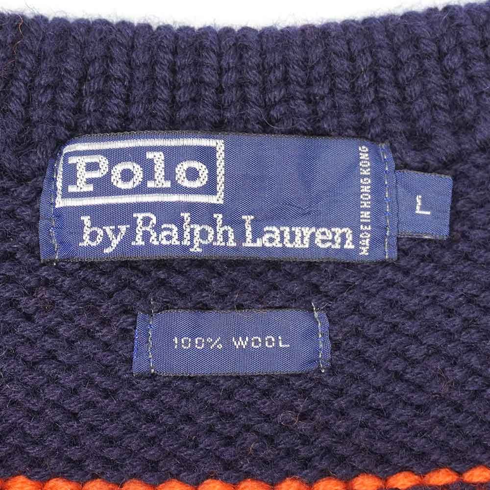 ポロラルフローレン POLO RALPH LAUREN 90s 90年代 ワイドボーダー柄