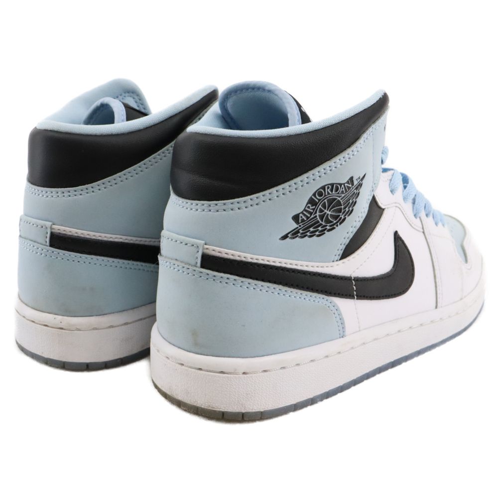 NIKE (ナイキ) AIR JORDAN 1 MID Ice Blue Nubuck DV1308-104 エア