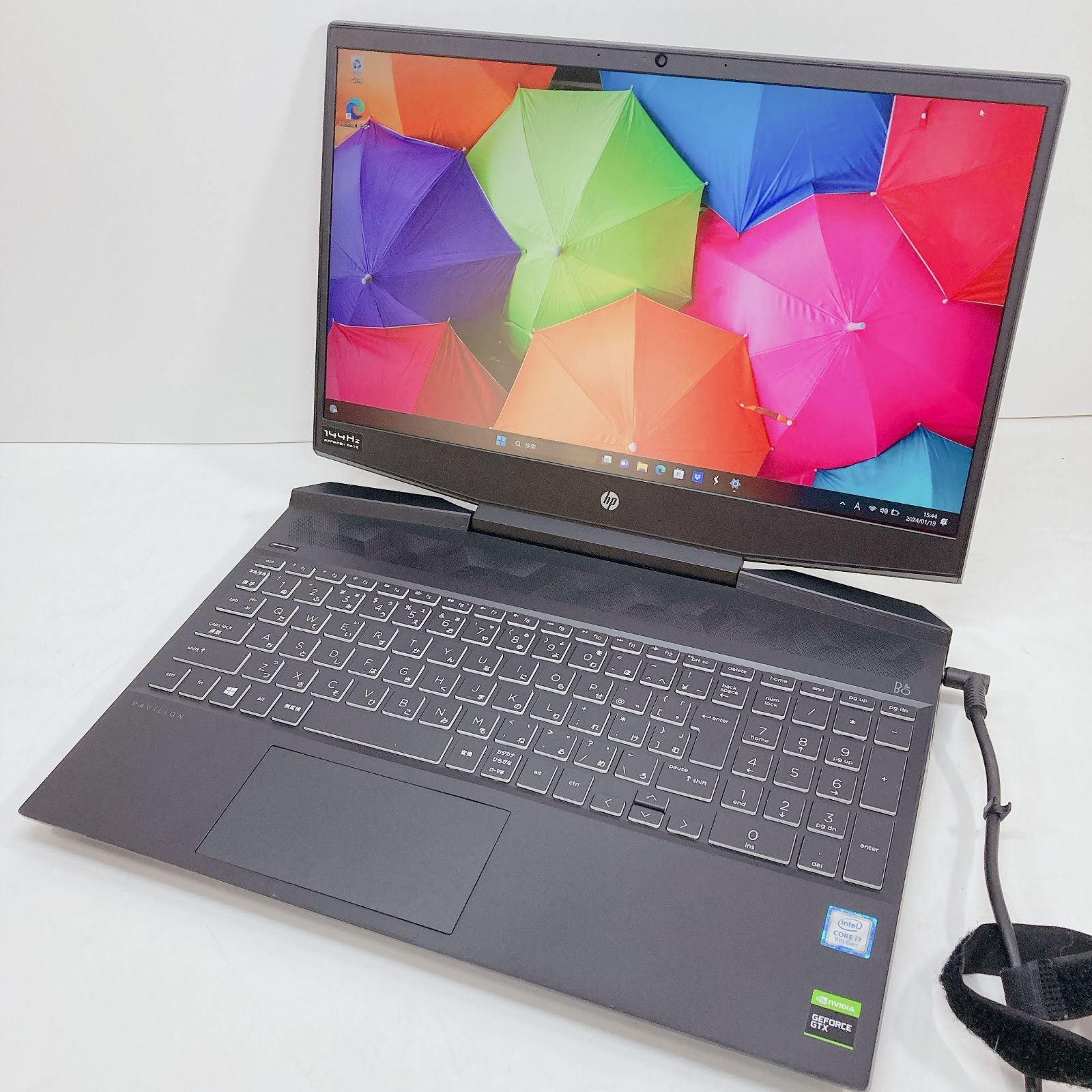 HP Pavilion 15-dk0016TX Core i7-9750H 16GB SSD256GB HDD1TB Windows11 pro NVIDIA GeForce GTX 1660 Ti 動作品 ゲーミングパソコン