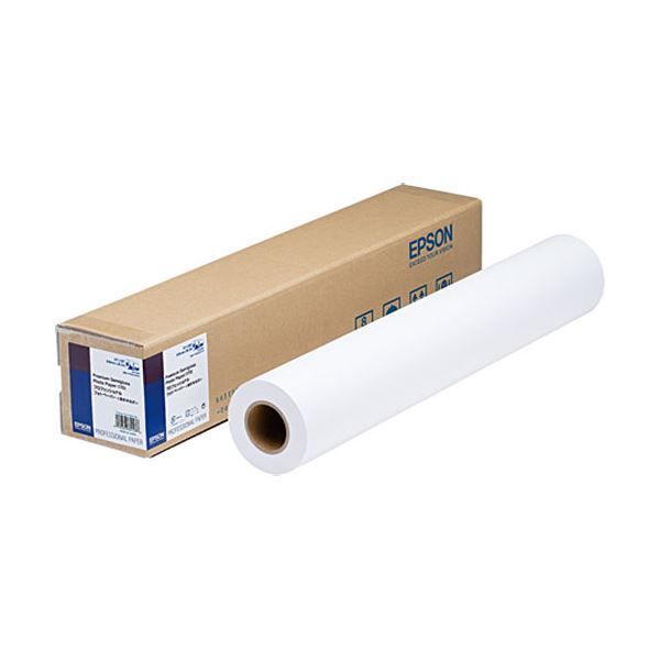 (まとめ）エプソン EPSON プロフェッショナルフォトペーパー(薄手半光沢) A2ロール 420mm×30.5m PXMCA2R13 1本