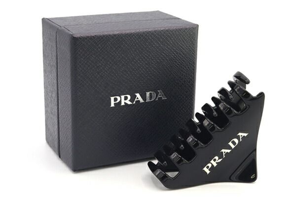 プラダ ヘアアクセサリー プレックス ヘアクリップ 中古 PRADA プラダ