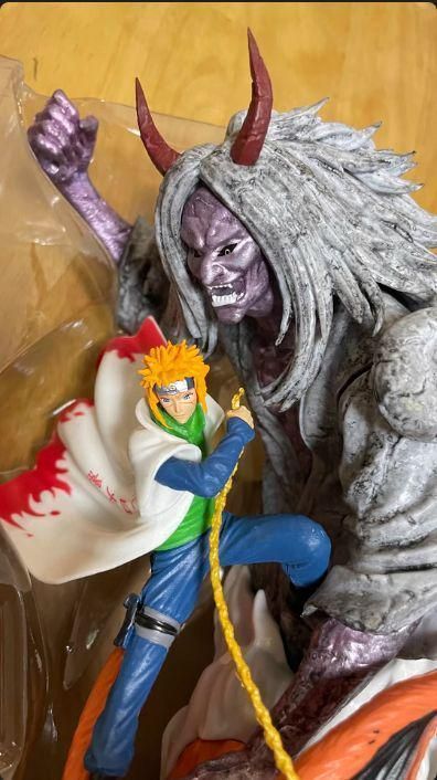 ナルト 千手柱間 波風ミナト フィギュア ガレージキット 28 CM