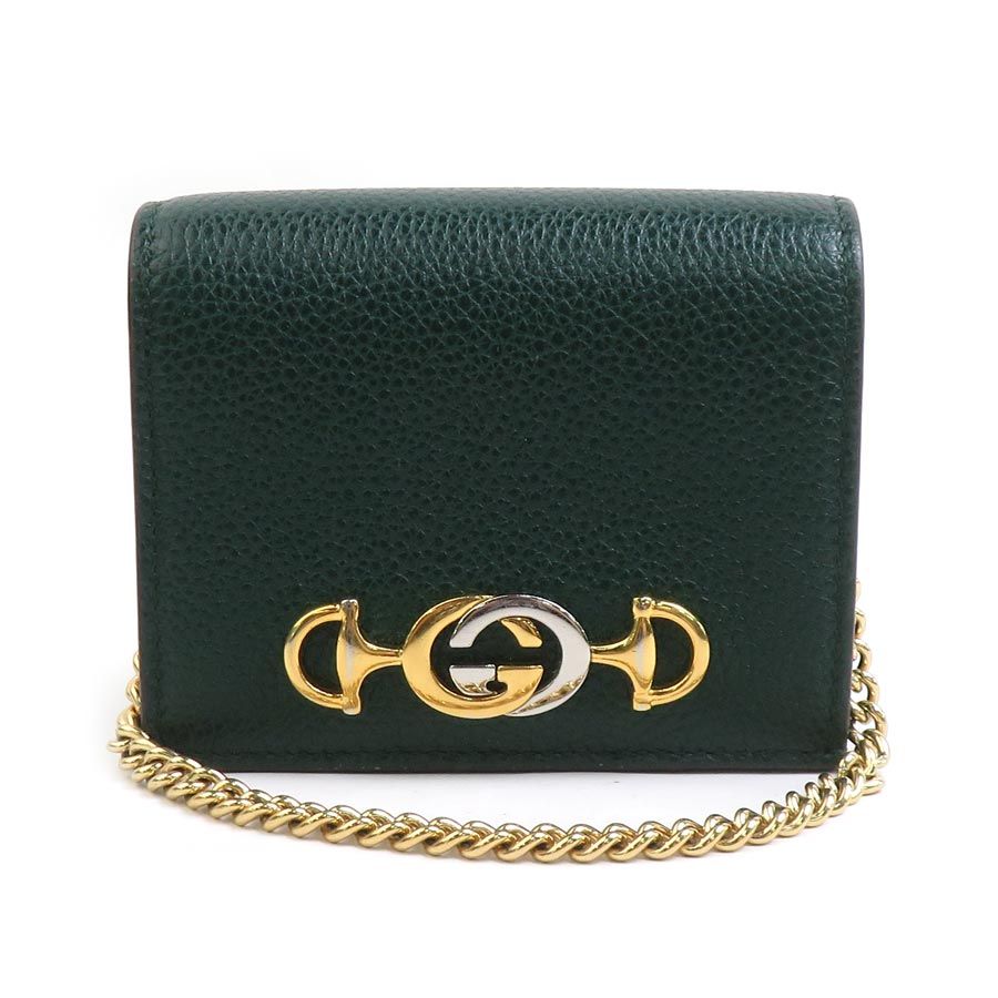 グッチ GUCCI チェーンウォレット 二つ折り財布 ズゥミ 570660 - Mercari