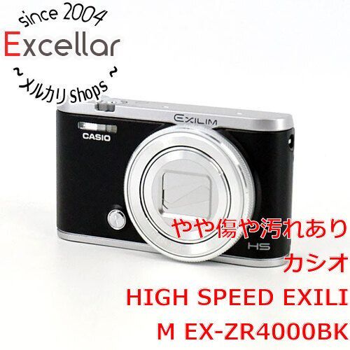 bn:4] CASIO製 デジタルカメラ HIGH SPEED EXILIM EX-ZR4000BK