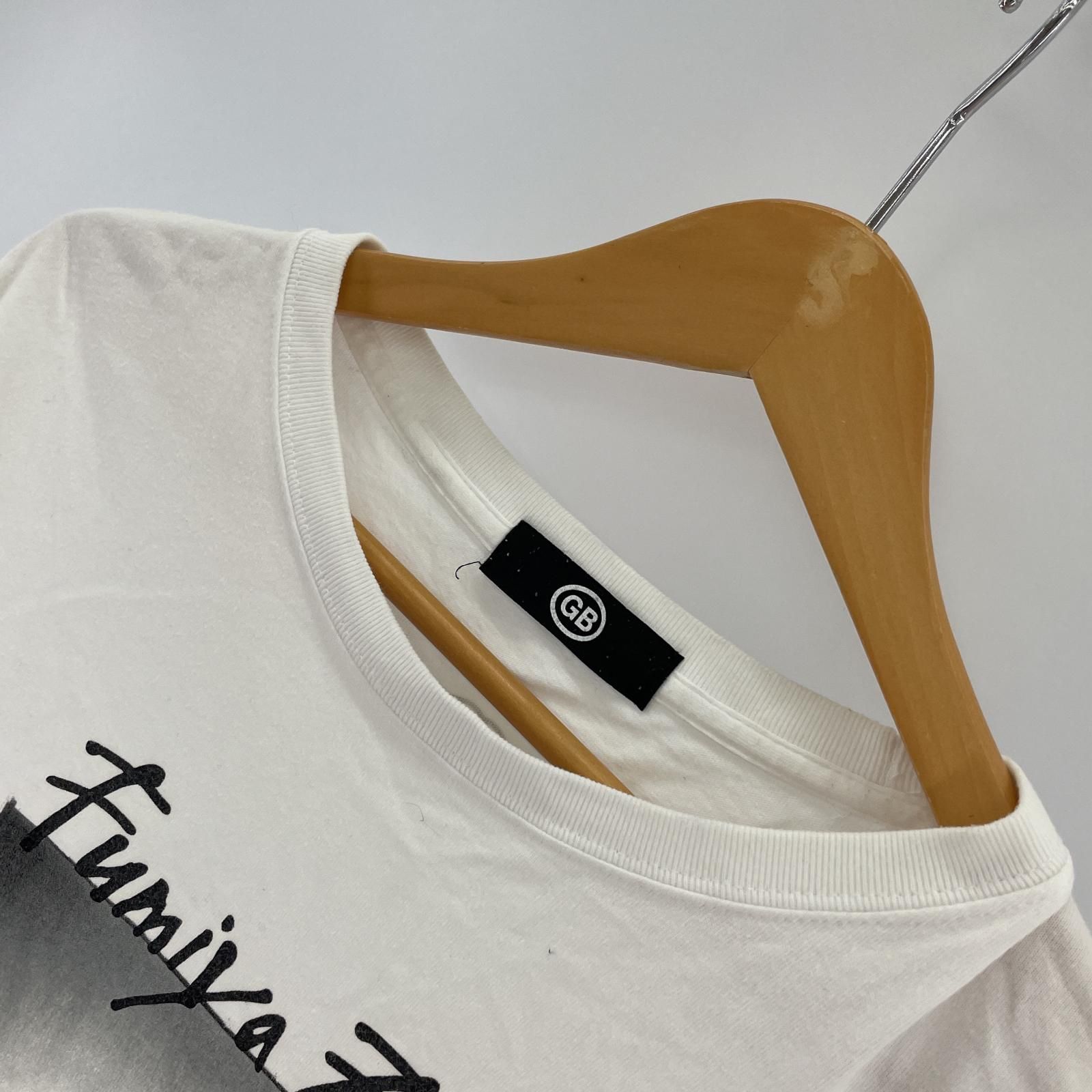 GB 藤井フミヤ プリント半袖Tシャツ sizeXL/ホワイト - メルカリ