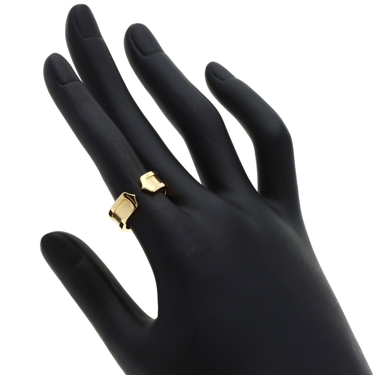CARTIER カルティエ C2リング SM リング・指輪 K18YG K18PG