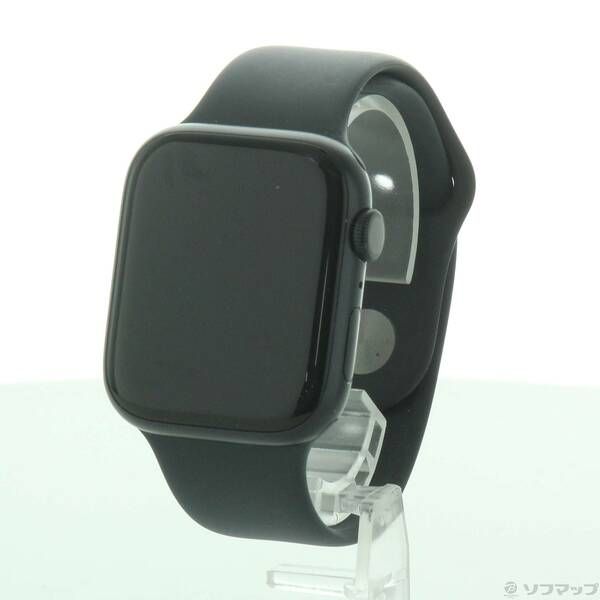 品〕 Apple Watch Series 8 GPS 45mm ミッドナイトアルミニウムケース 