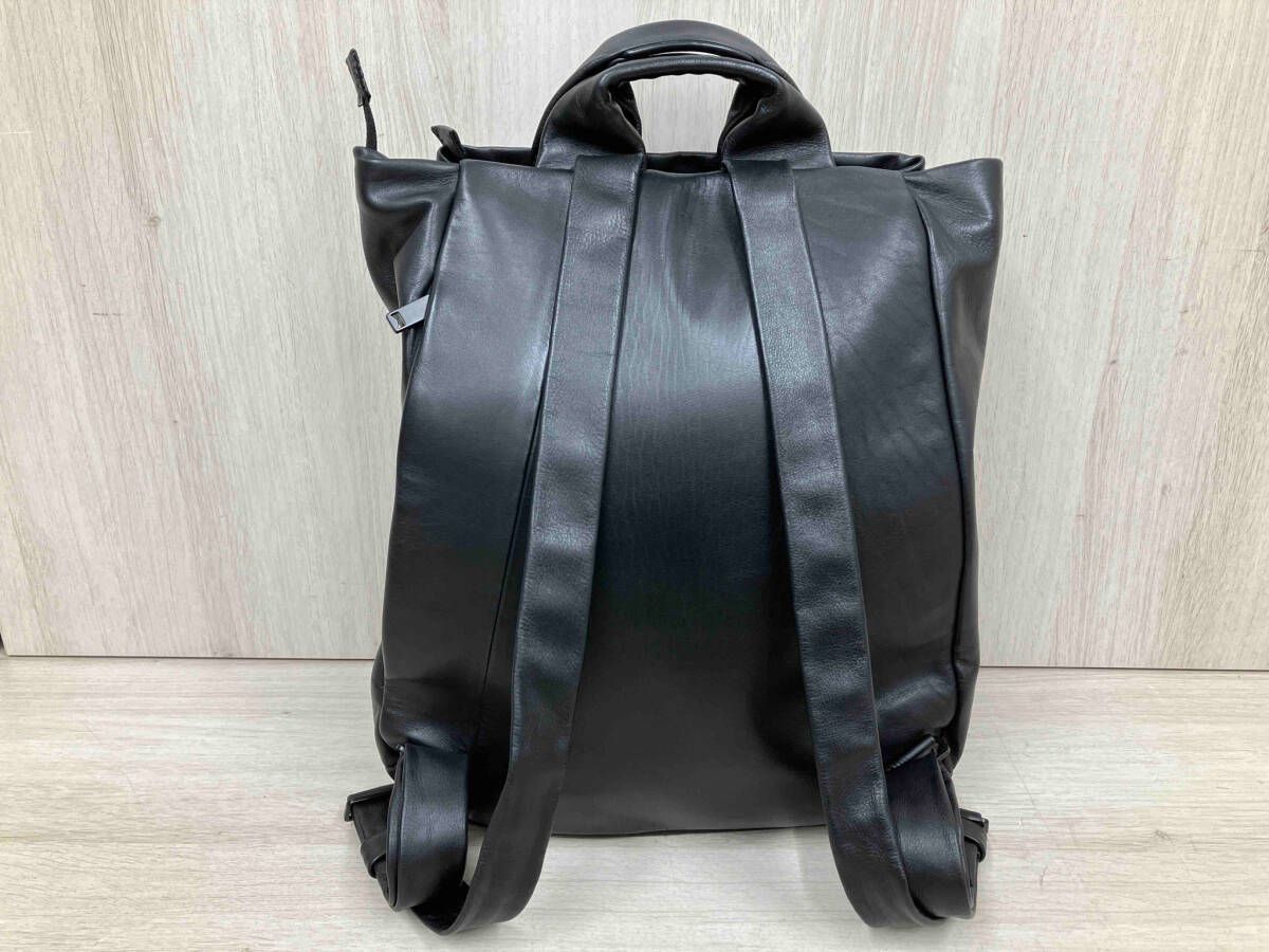 【極美品】CAMPER カンペール グローボ レザー バックパック ブラック 極美品】CAMPER カンペール グローボ レザー バックパック ブラック