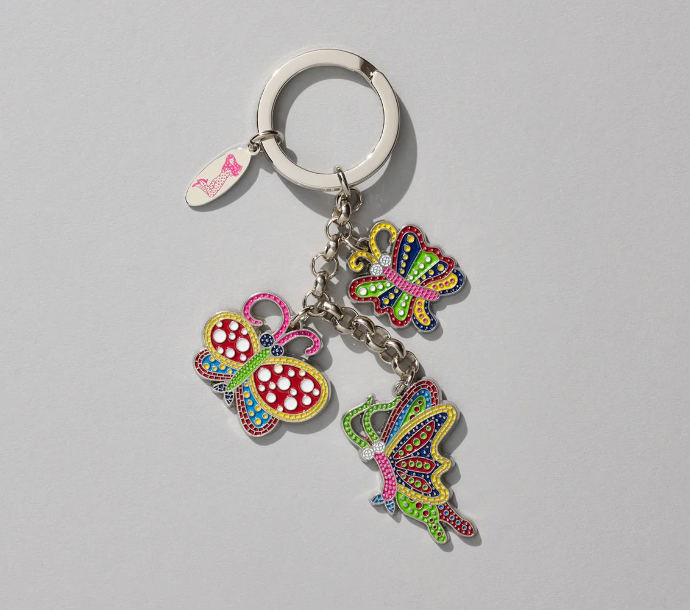 Key Ring Butterfly 草間彌生 キーホルダー YAYOI KUSAMA 蝶