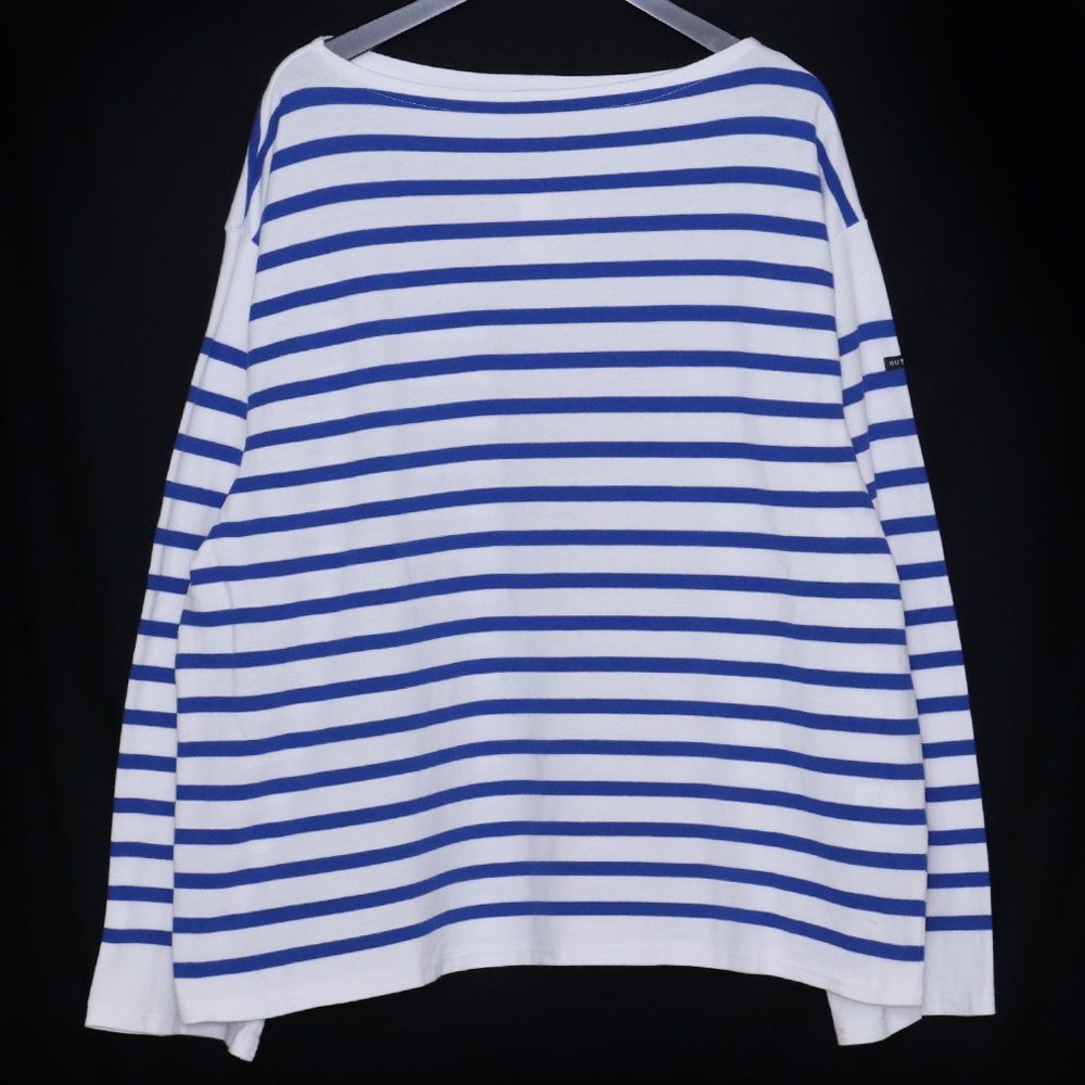 OUTIL TRICOT AAST ラッセル編み ボーダーL/S Tシャツ サイズ2