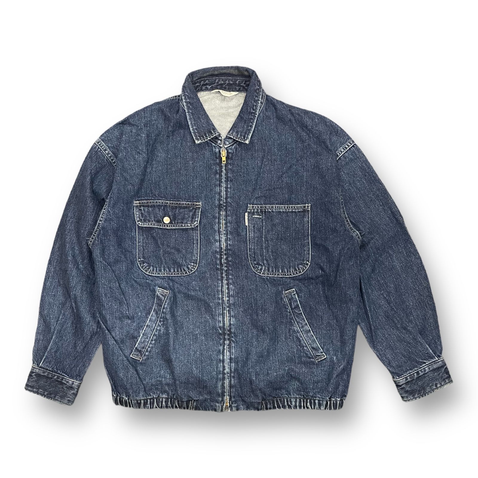 定価31900円 COOTIE PRODUCTIONS DENIM ZIP UP WORK JACKET INDIGO FADE デニム ジップアップ  ワークジャケット Gジャン クーティープロダクションズ インディゴフェード M GF3605 - メルカリ