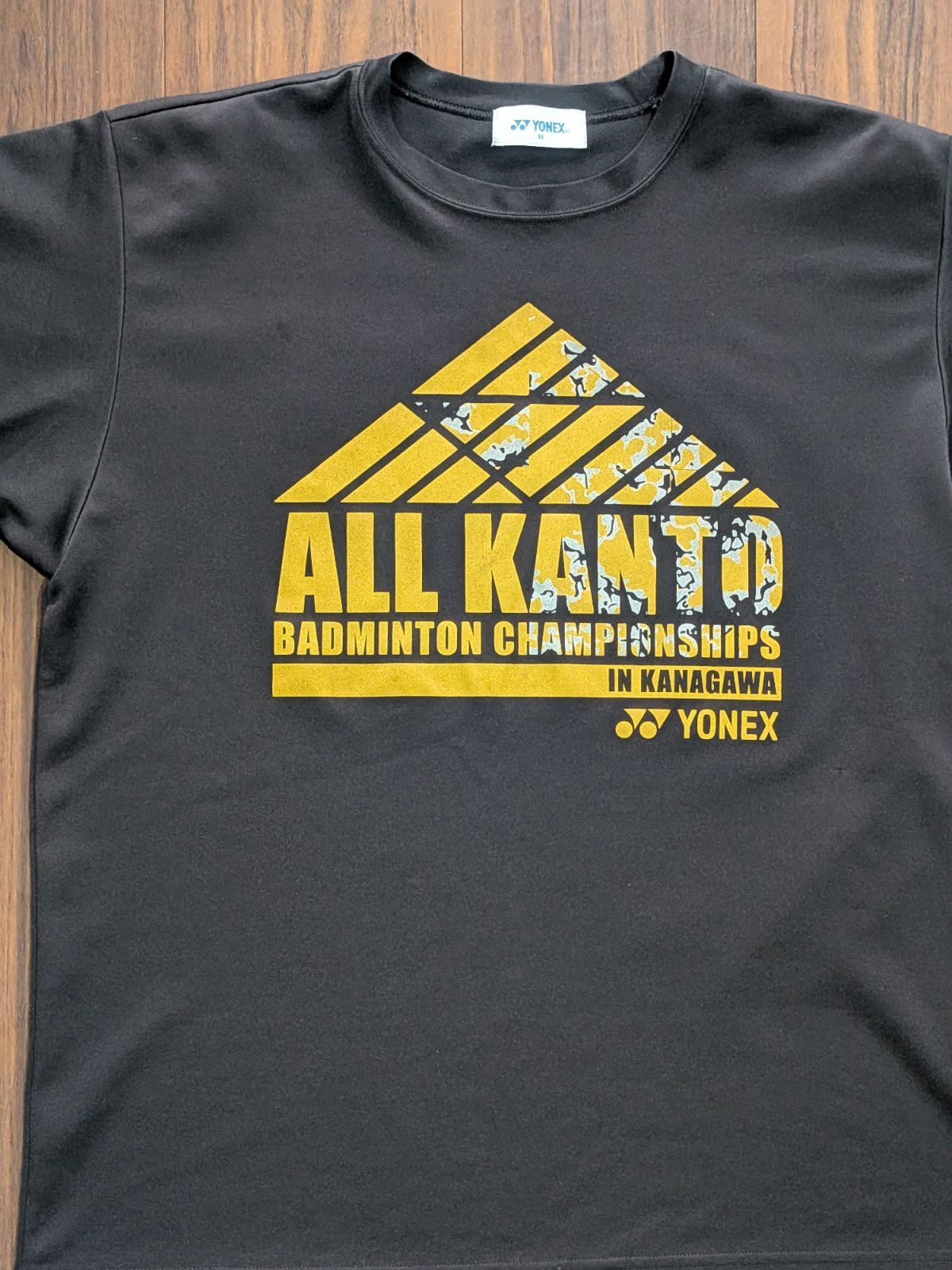 関東大会限定Tシャツ　YONEX ブラック Lサイズ YONEX 受注会限定Tシャツ ヨネックス 2025限定Tシャツ ユニ