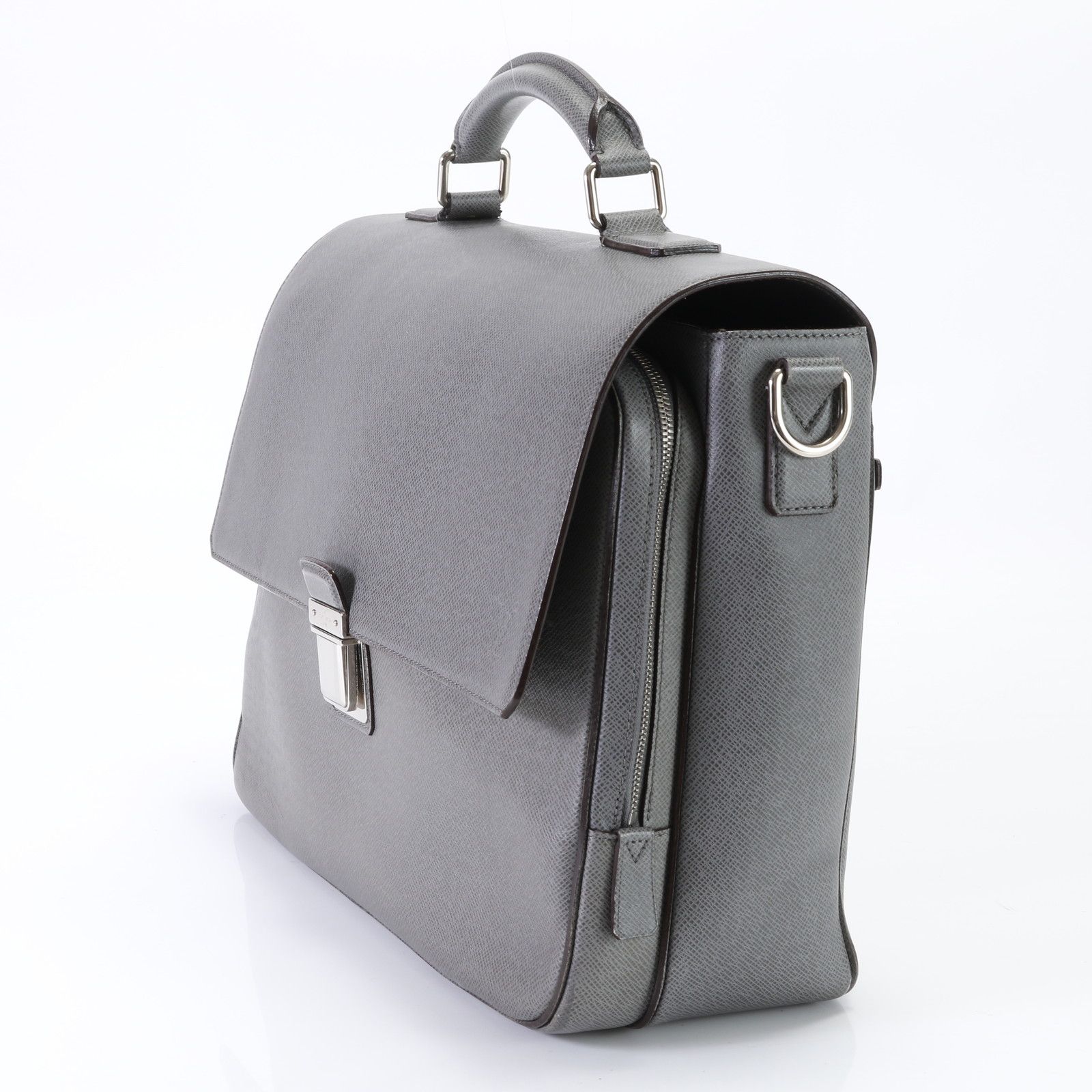 極美品 ルイヴィトン タイガ ヴァシリ GM グラシエ M32638 レザー