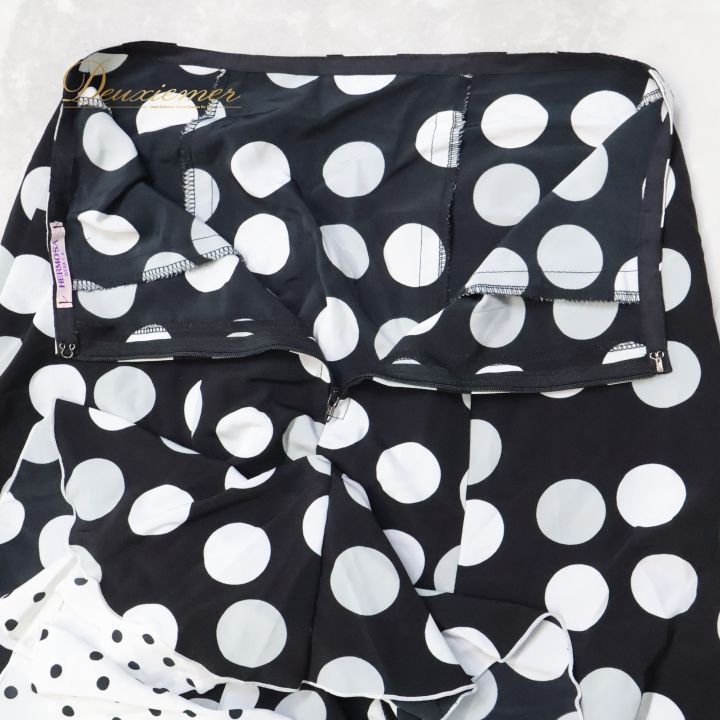 特別 フラメンコ 衣装 ファルダ スカート ボランテ フリル HERMOSA IBERIA エルモサ イベリア ドット 水玉 黒 白 ブラック系 ホワイト系 モノクロ ダンス ステージ用 スカート レディース ファッション おしゃれ かわいい エレガント