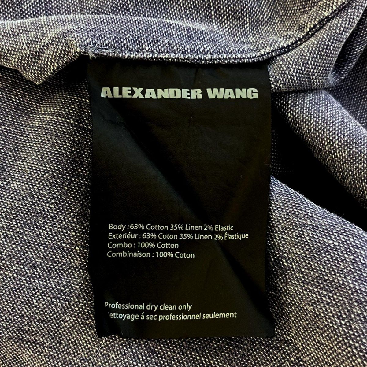 Alexander wang ワンピース Sサイズ アレキサンダーワン ALEXANDER WANG（アレキサンダーワン）ワンピース 黒 サイズ:0