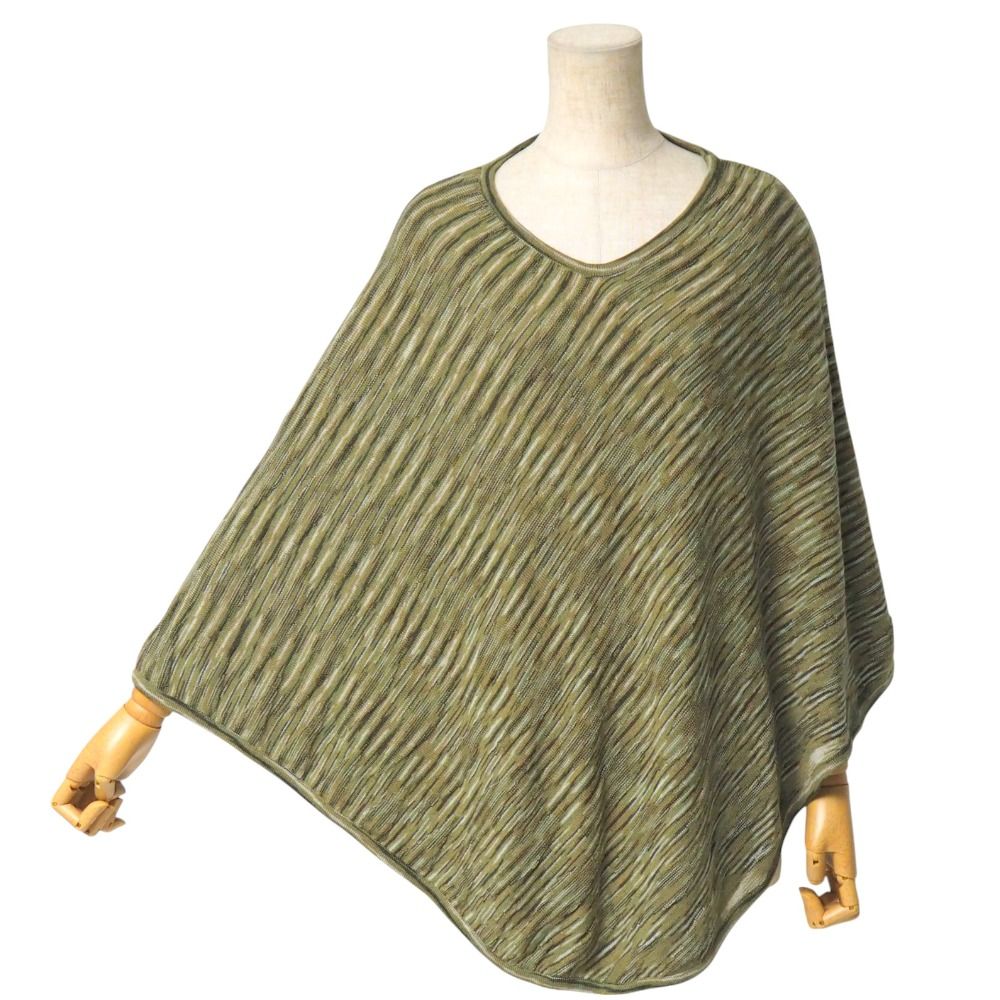 □美品□Missoni ミッソーニ ポンチョ サイズFREE ニット ケープ