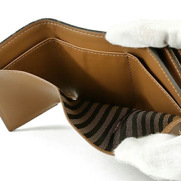 新品 フェンディ FENDI 3つ折り財布 バゲット ブラウン系 茶 - メルカリ