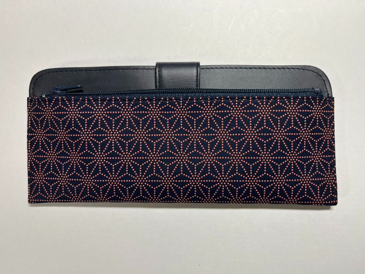 ロエベ 二つ折り 折り財布 アナグラム パズル リピート リネン レザー