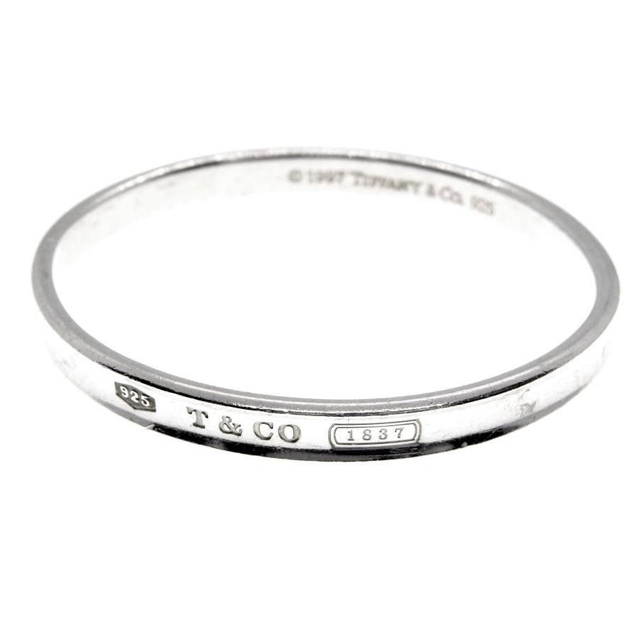 ティファニー TIFFANY - Co 1837 シルバー バングル ブレスレット 38156