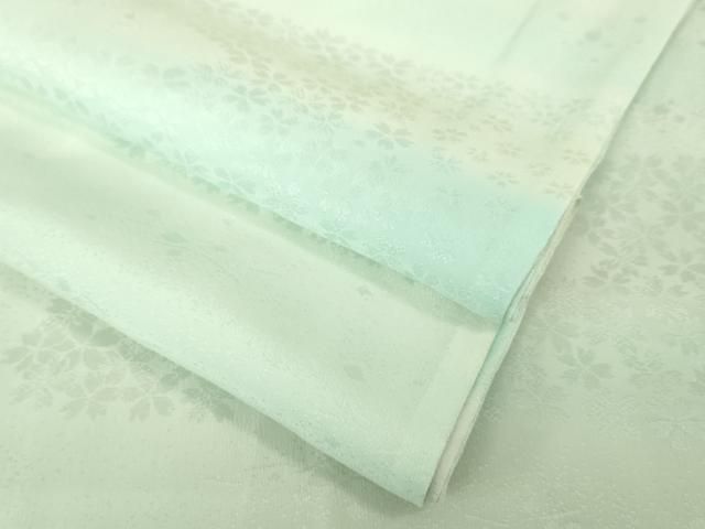 平和屋着物 上質な長襦袢 無双仕立て 半衿刺繍 エ霞舞桜地紋 暈し染め DZAA8338kh5