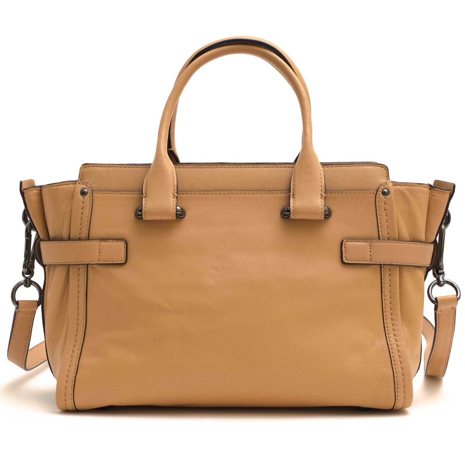 美品 コーチ スワッガー 2way ショルダーバッグ ハンドバッグ レザー 