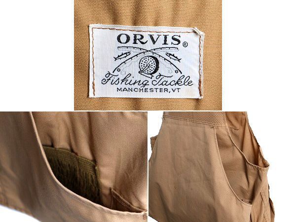 ORVIS フィッシングベスト　50s 60s ORVIS フィッシングベスト 50s 60s
