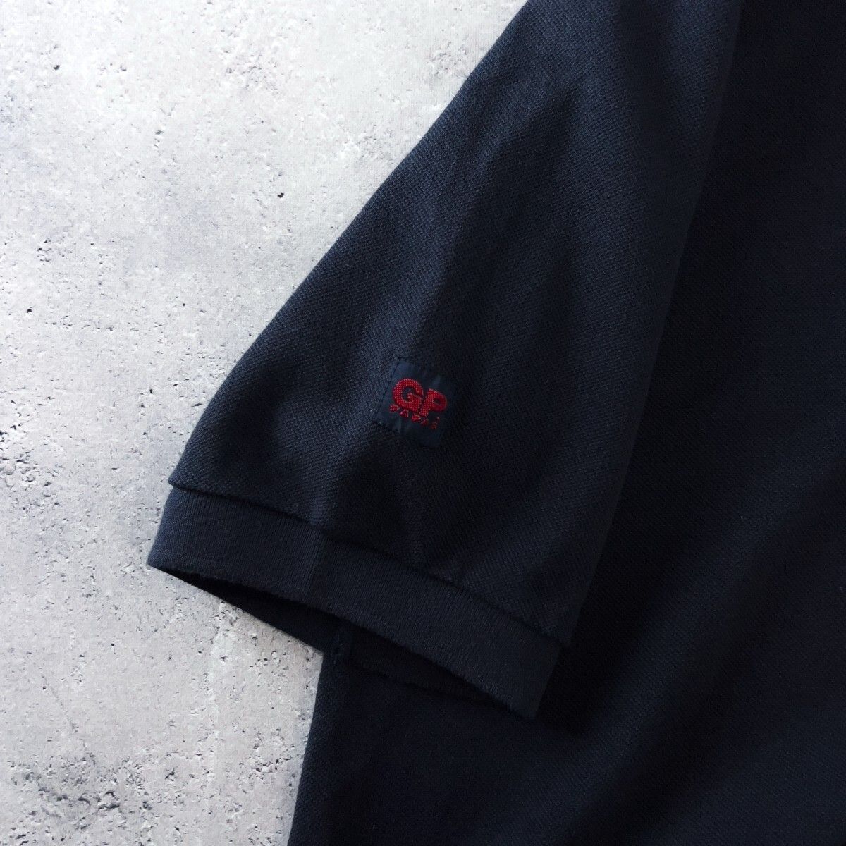 美品 パパス ゴルフ 鹿の子 コットン 半袖 ポロシャツ XL 黒 PAPAS 美品 PAPAS GOLF パパス ゴルフ 鹿の子 コットン ピケ 半袖