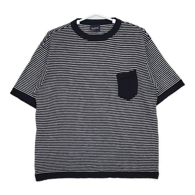 45R/45rpm 超ガーゼの908縞Tシャツ 定価22000円 半袖 ボーダー