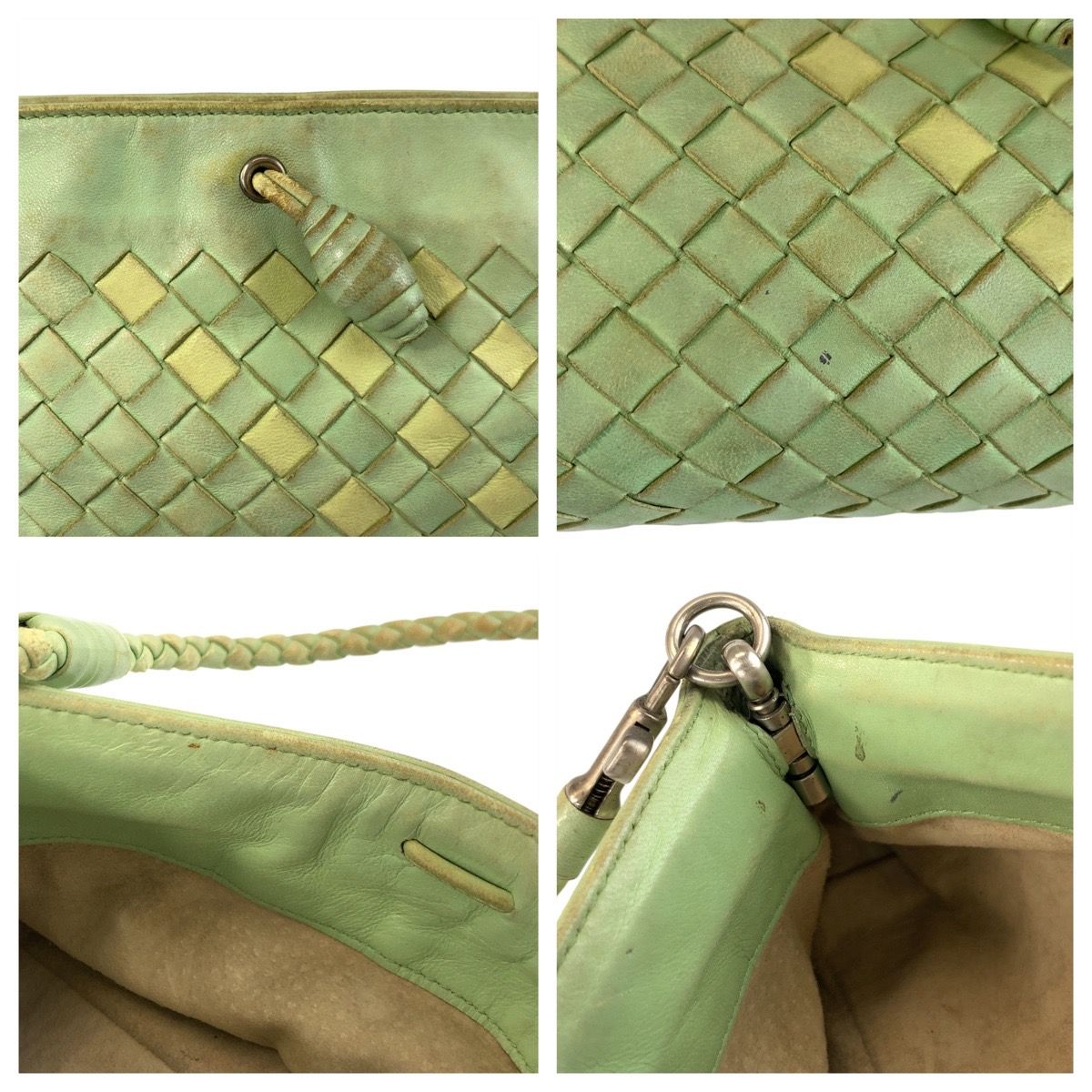 BOTTEGAVENETA ボッテガヴェネタ イントレチャート グリーン